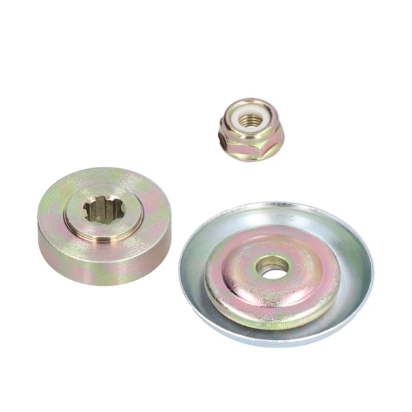 Tryckplatta Skydd Bricka Tryckbricka Riderplatta Låsmutter Trimmerhuvud Adapter Kit