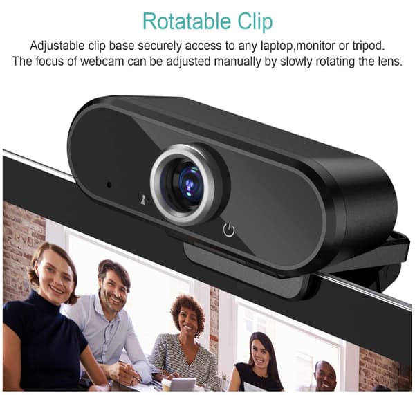 HD Webcam til møder og videoopkald-Dugt