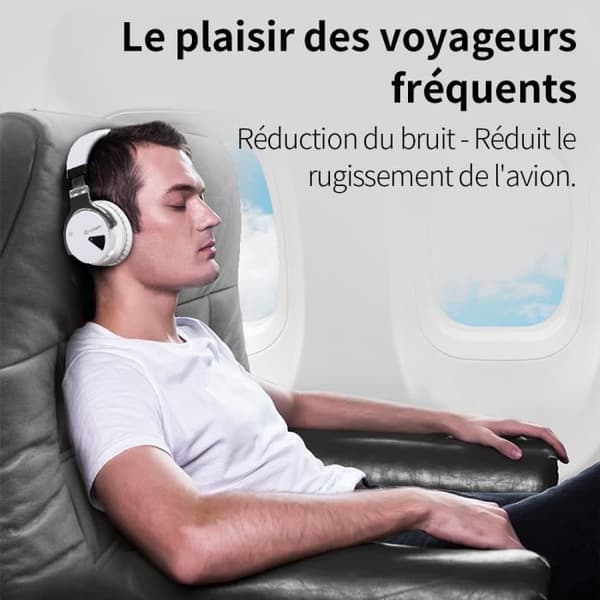 Cowin E7 Hvite Bluetooth-hodetelefoner - Trådløst hodebånd - God lydopplevelse