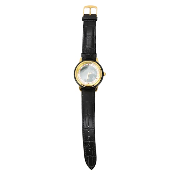 Män Quartz Movement Watch Fashionabel elegant watch med PU-läderrem för kontorsarbete