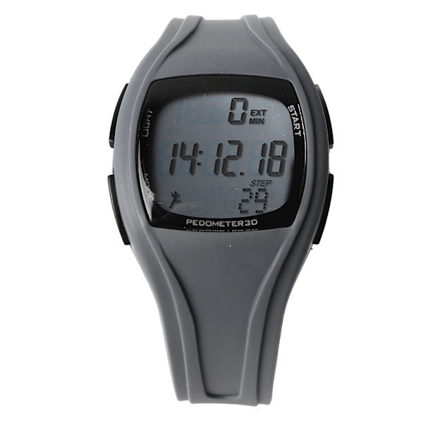 Män Sport Vattentät Watch Multifunktionell stoppur Kalender Alarm LED Digital Watch för Utomhusgrå