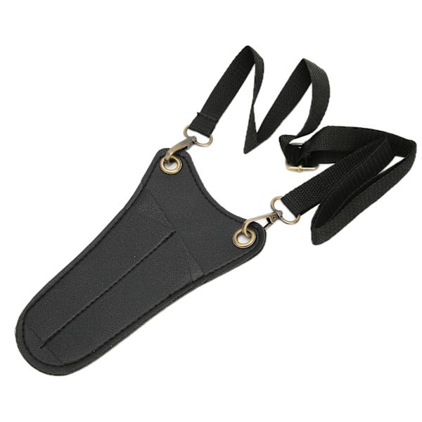 Saxficka Lätt Bärbar Läder Sax Holster för Salong Frisör Hårstyling Hårstylist