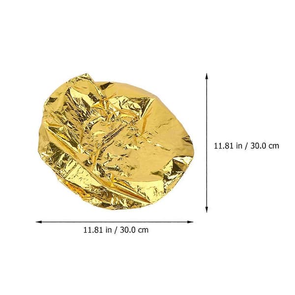 20 st Lockigt Hår Hatt Aluminium Duschmössa Mikrovågsbar Värmemössa Elastiska Duschmössor 28X28cm