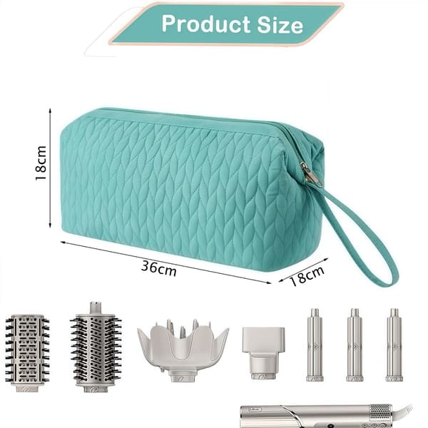 Hårføner Krølltang Reise Organizer Bag Green