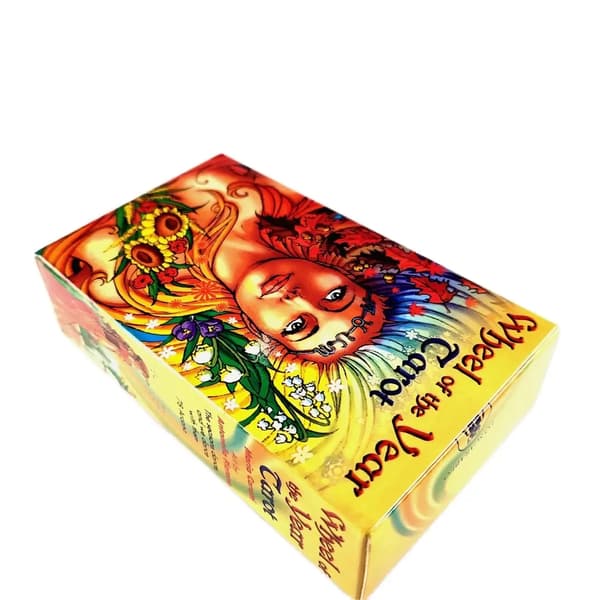 Årets Hjul Tarotkort Spel 78 Kort Spådom Öde Spel För Vänner Fest Brädspel Tarotspel