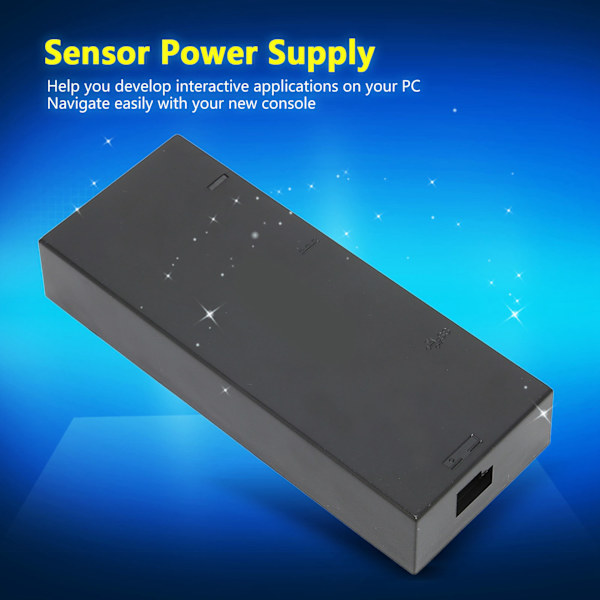 Sensor Strømforsyning Sikker Stabil USB Spillekonsol Strømadapter til Xbox One S til Windows 8 8.1 10 100‑240VUS Stik