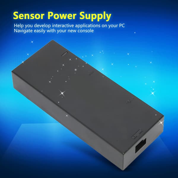 Sensor Strømforsyning Sikker Stabil USB Spillkonsoll Strømadapter for Xbox One S for Windows 8 8.1 10 100‑240VUS Plugg
