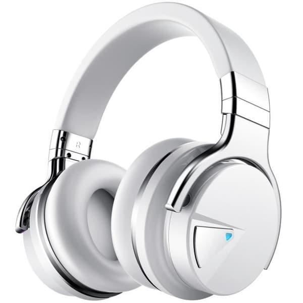 Cowin E7 Hvide Bluetooth hovedtelefoner - Trådløst hovedbøjle - God lydoplevelse