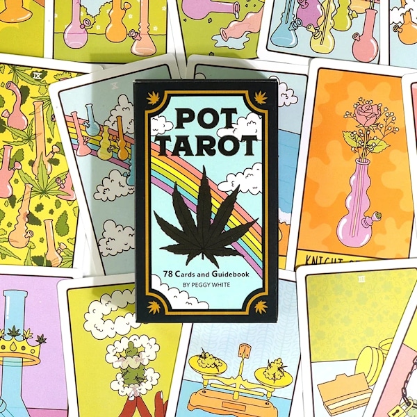 Pot Tarot 78 Kortlekar Reseversion Fickformat Häxig Nybörjar Tarot Lära sig Tarotkort