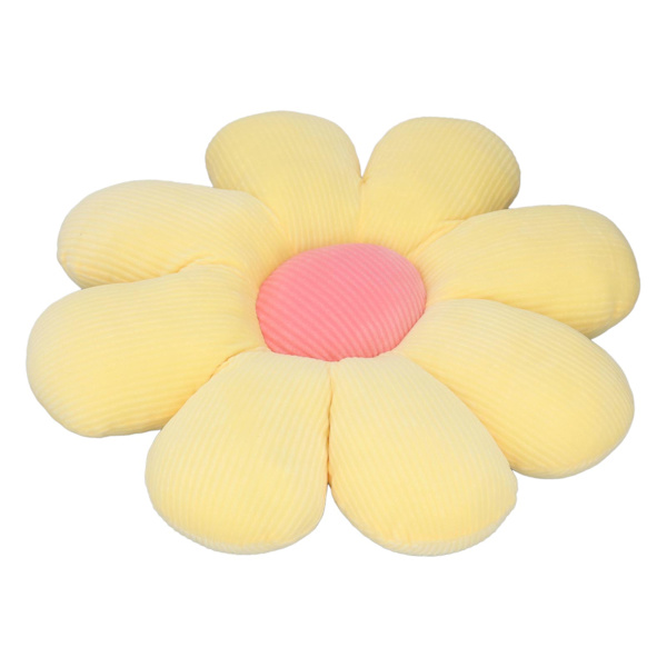 Plysch Daisy Cushion Soft Daisy Flower Sittkudde Daisy Floor Sittdyna för stolsoffa Bil typ 1