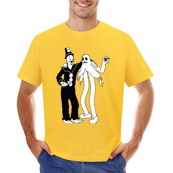 Koko the Clown and Ghost T-shirt anime kläder plus size t-shirts grafisk  t-shirt t-shirt män Yellow S 2159 | Yellow | S | Fyndiq