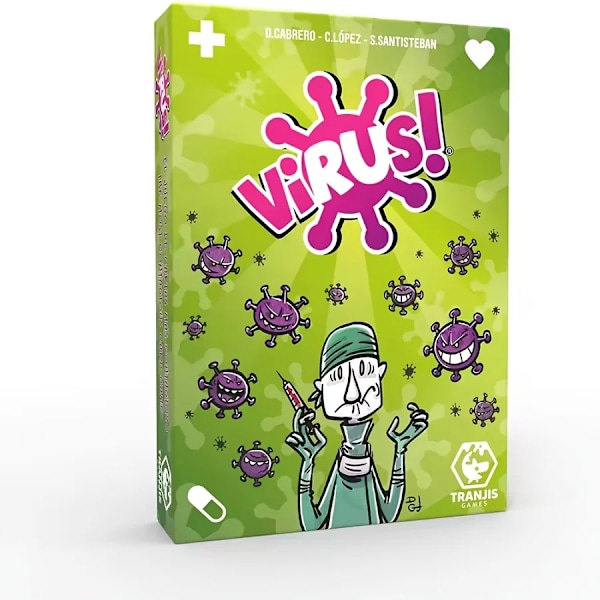 Tranjis Games, Pack Virus & Virus 2 Evolution, Korttipeli, 2 Pakettia, Lautapelikorttipeli Matto - Oranssi Orange