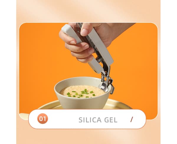 Slitstark diskklämma Lättvikts Universal Dish Gripper Disk - Vit