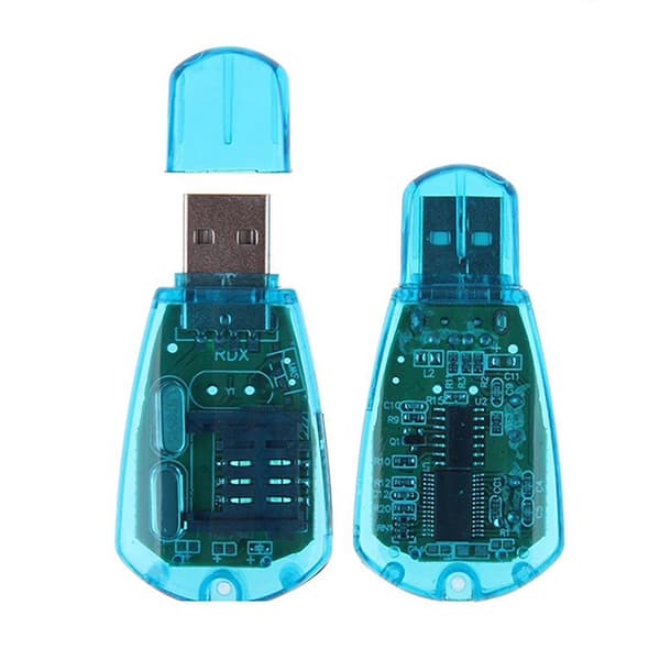 USB SIM-kortleser, kopimaskin, kloner, standard SIM-kort sikkerhetskopiering av SMS, GSM/CDMA, klar blå