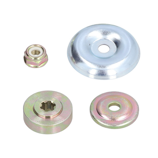 Tryckplatta Skydd Bricka Tryckbricka Riderplatta Låsmutter Trimmerhuvud Adapter Kit