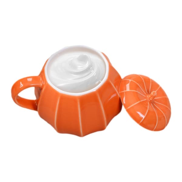 Halloween Pumpamugg, Orange Keramisk Höstkaffekopp