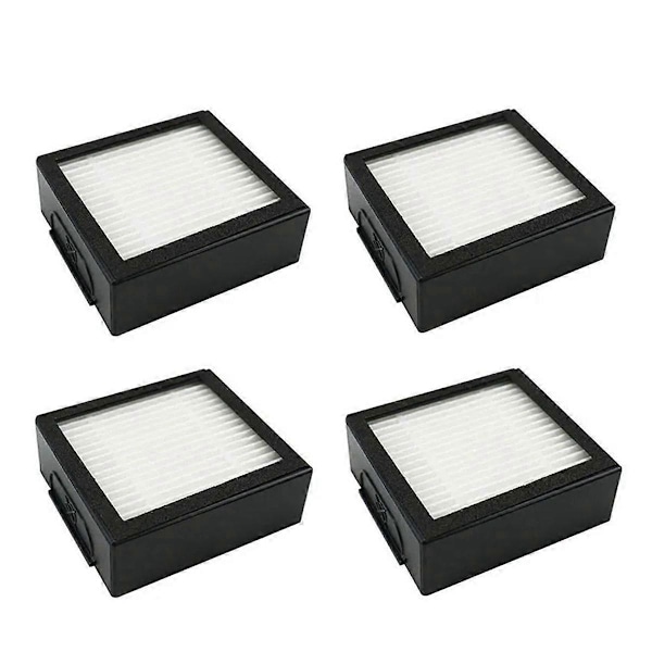 4 kpl HEPA-suodattimia Combo J7+:aan, Combo J7 J7+ -imurointirobotin lisätarvikkeet BlackWhite
