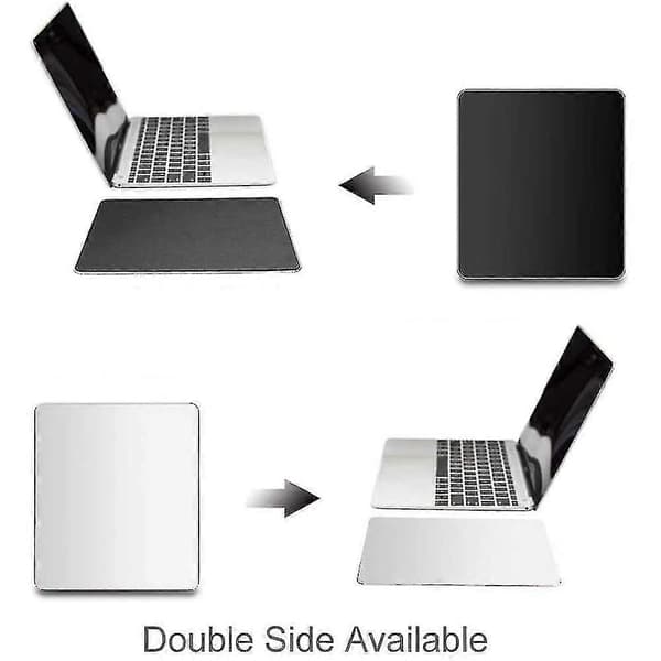 Aluminium Metall Musematte Gaming Musematte Aluminium Musematte - svart