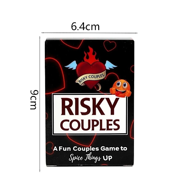 Risky Couples Superkul Kortspel för Par för Dejtkväll 150 Kryddiga Utmaningar Frågor Till Din Partner Romantisk Jubileumspresent