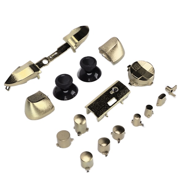 Full Game Controller Button Set Electroplating Replacement Handles Accessories for Xbox Series XGold