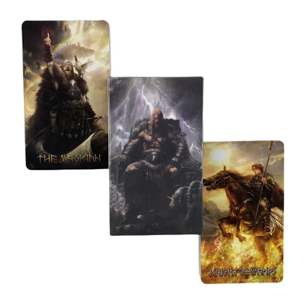 Runet Tarot Kort Sæt 78 stk. Tarot Kort Skæbne Visioner Spådom Centennial Wisdom Edition Oracke Spillebræt Dæk Spil Legetøj