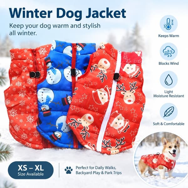 Vinterhundjacka i bomull, förtjockad polyesterpäls med dragspänne, varma hundkläder Green M 66g Club