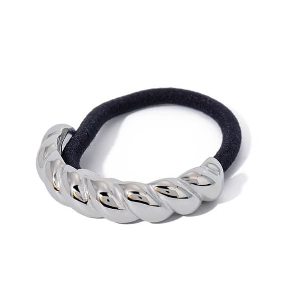 Hårringstilbehør i rustfrit stål til hestehale-styling JDH2404015-S