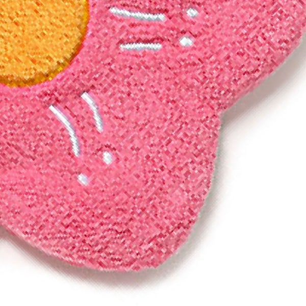 Håndklæde Dobbelt Lag Koral Fleece Blomsterform Stærk Absorptionsevne Blødt Hængende Håndklæde Rosarød