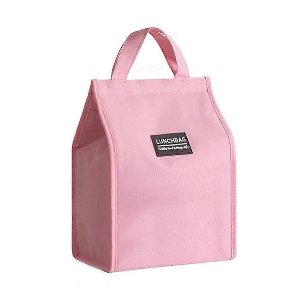Tykkere Isoleret Madkasse Taske 24x27x14cm Pink