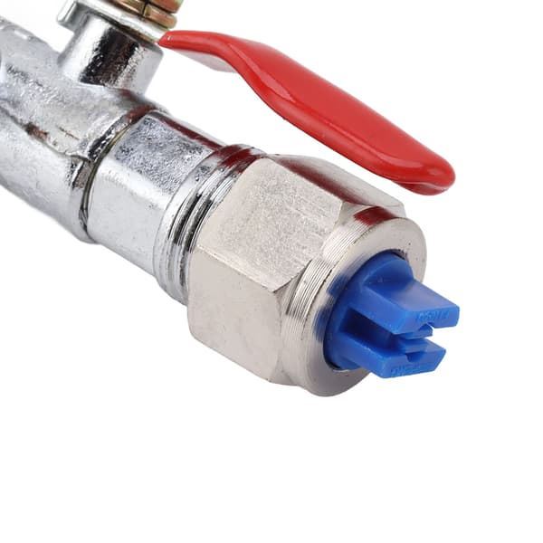 10PCS Atomizing Spray Nozzle Set Zinklegering Lantbruk Växt Vatten Misting Fläktmunstycke för Traktor Gräsmatta Landskapsbevattning