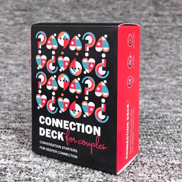 Connection Deck Spillkort - Samtalestartere for dypere forbindelse, dialogspillkort for par