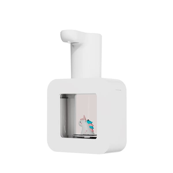 Söt husdjursstil väggmonterad smart sensor automatisk skumtvåldispenser för hemmabruk Pink V2-Dinosaur Foam