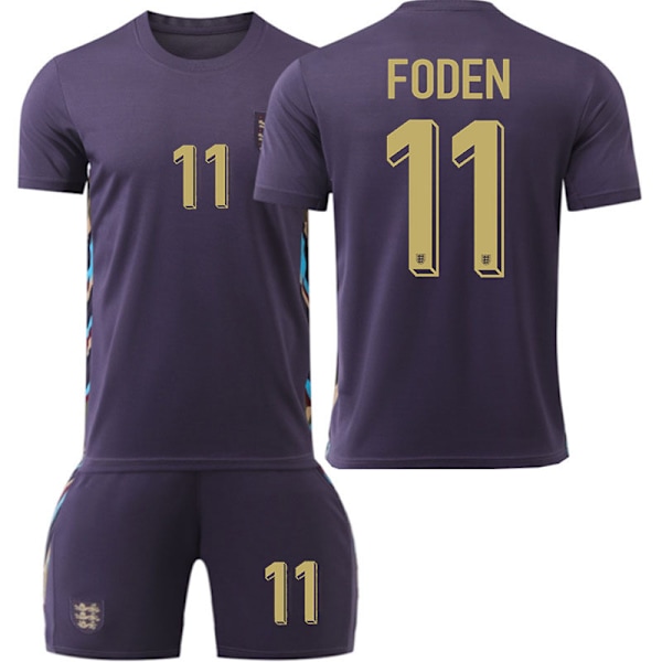 2024 England EM-fotbollströja borta Foden XL(180-185cm)