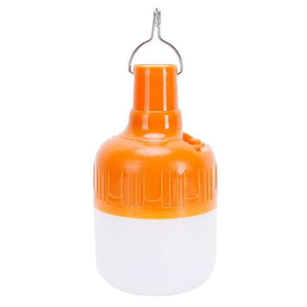 LED Nødlyspære, Bærbar USB Genopladelig Lampe til Camping, Natmarked, Udendørs