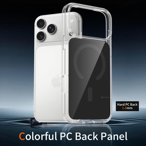 Magnetiskt 2-i-1-telefonfodral kompatibelt med iPhone 17 Pro Max och iPhone 17-Dugt White For iPhone 17