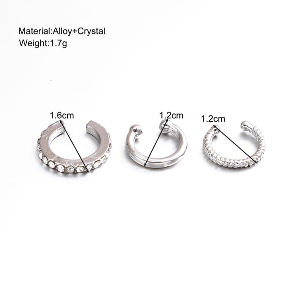 Western Style Chic Faux Pearl Irregular Irregular Shape Knuckle 12 Piece Ring Set model5679302