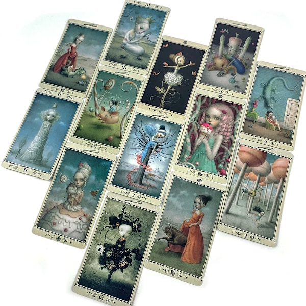 Nicoletta Ceccoli Tarotkort Et 78 Korts Oracle Engelsk Visions Divination Edition Brætspil Til Familie Fest