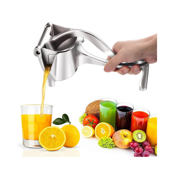 Manuell Juicer Hushålls multifunktionell fruktjuicer-Silver