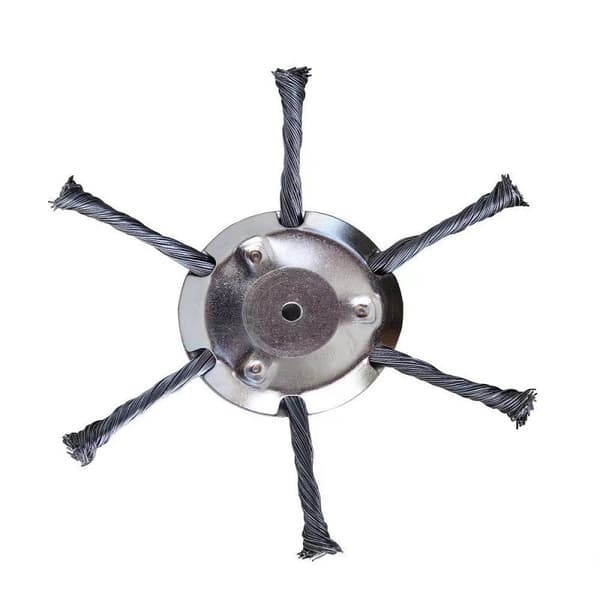 Ståltrådtrimmerhode for elektrisk gressklipper gressklippertilbehør 150 mm 3 Steel Head 5.5mm Bore