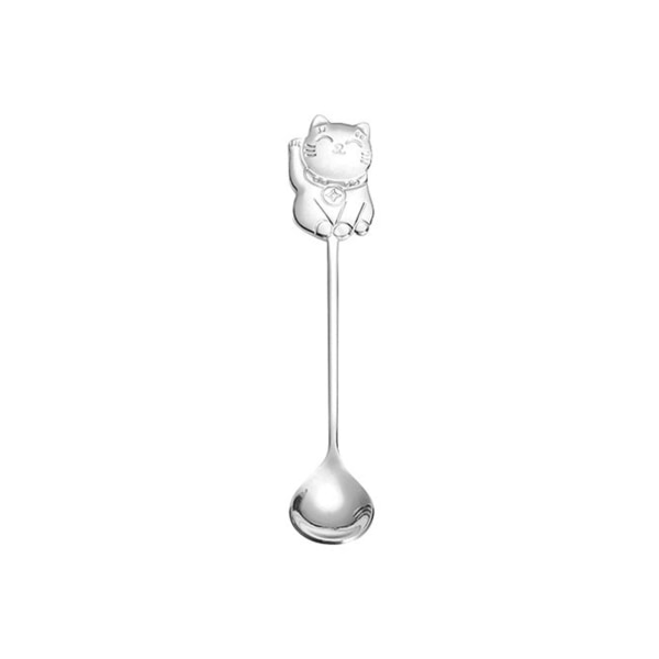 Slitstark teskopa Långvarig Lucky Cat Ice Scoop - Rostfritt stål