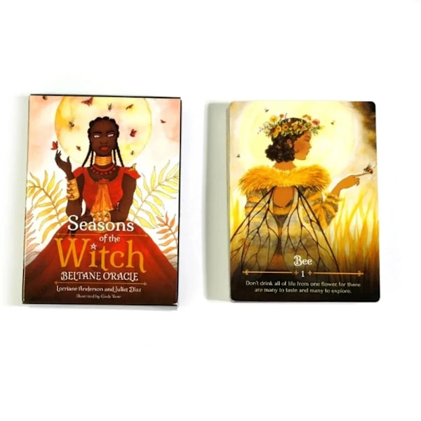 Seasons Of The Witch Imbolc Oracle Kort Engelsk Visions Spådom Meditation Udgave Kortspil Brætspil Til Fest