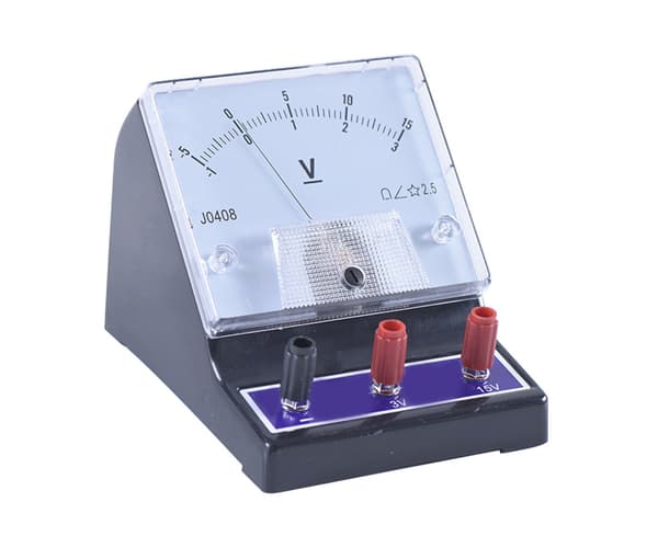 Analog DC-spänningsmätare Panel Voltmeter Elektricitet Undervisningsexperiment Verktyg