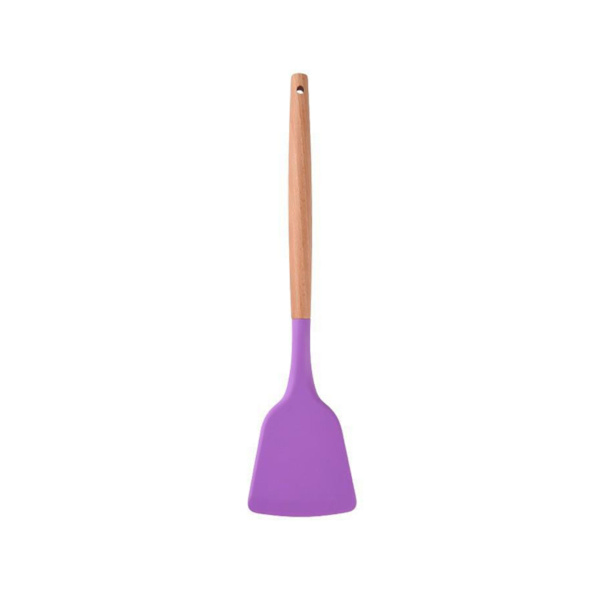 Praktisk köksspatel Nonstick ergonomisk design - ljuslila
