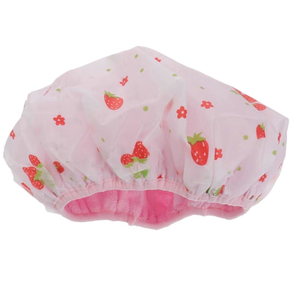 Dame Brusehætter Elastisk Hurtigtørrende Hætte Tør Hår Bade Hætte Bruse Bonnet Brusehætte Hotel Brusehætter 28*28cm