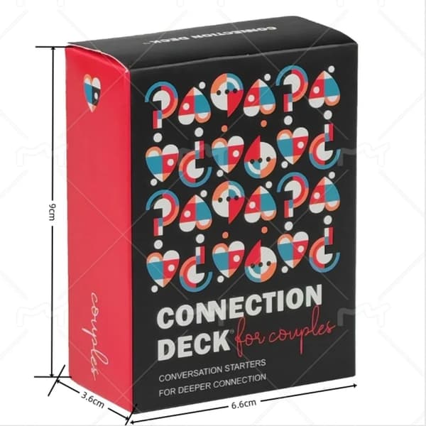 Connection Deck Spillkort - Samtalestartere for dypere forbindelse, dialogspillkort for par