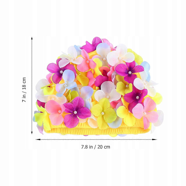 Badehætte Svømning Blomster Badehatte
