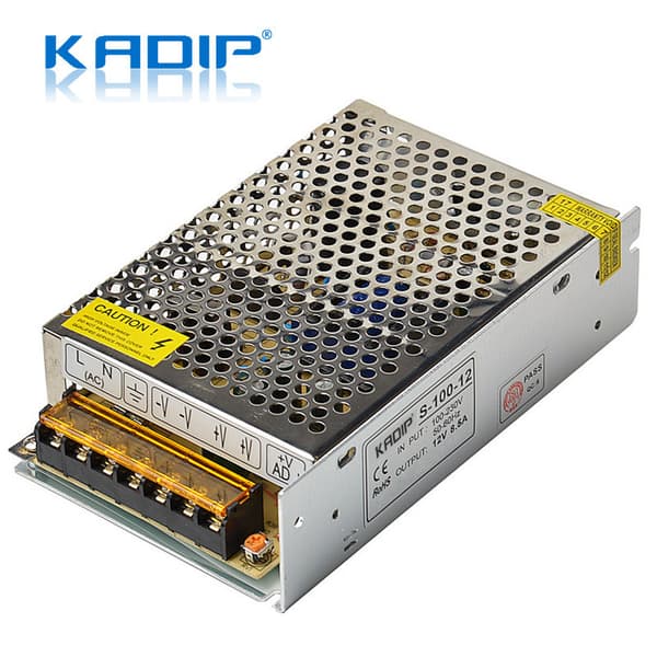 5A Switching Power Supply til LED Display og Belysning, Overvågning til Projektbrug S-100-12