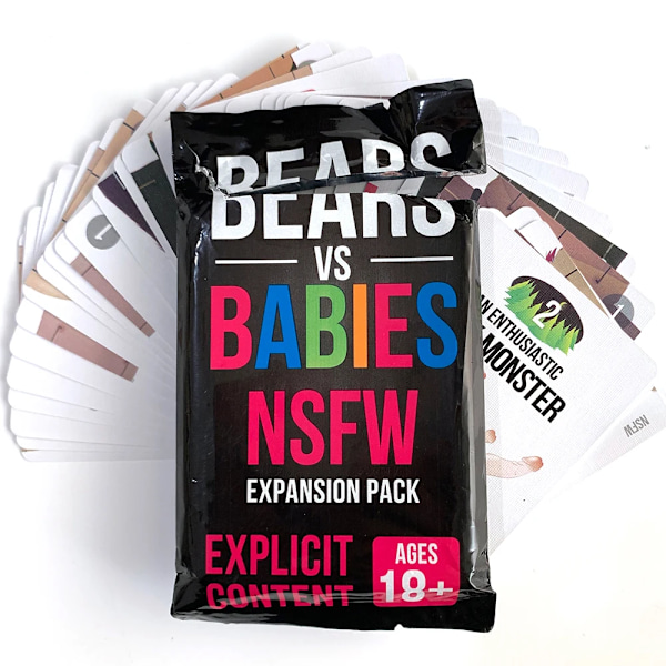 Bears VS Babies Brætspil Udvidelsespakke Interaktionskort Basisspil Pædagogisk Legetøj