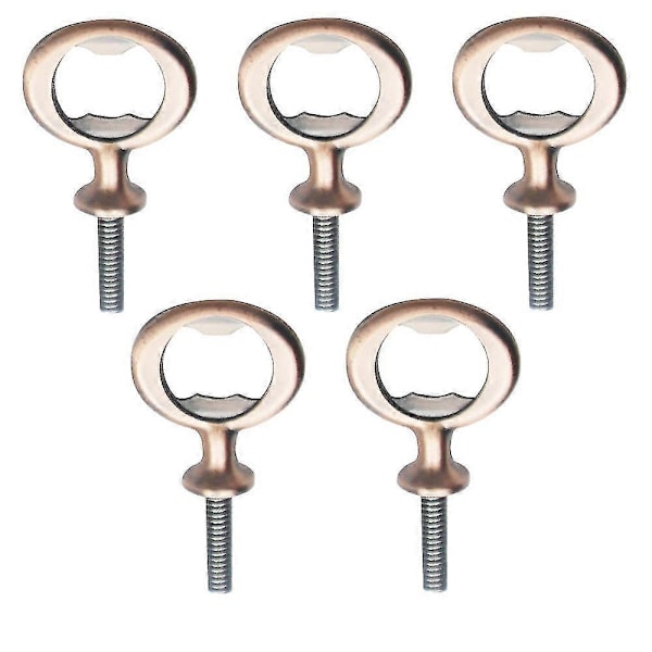 Metall Flaskeåpner Blank Rustfritt Stål Flat Flaskeåpner Innlegg Kit Gjenget Ølåpner Maskinvare style 5