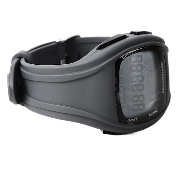 Män Sport Vattentät Watch Multifunktionell stoppur Kalender Alarm LED Digital Watch för Utomhusgrå
